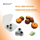 Комплект сменных силиконовых насадок для наушников SONY WI-H700 C600N C400 SP500 SP600N WIH700 C 600N 400 SP 500 600, гарнитура, 1 комплект
