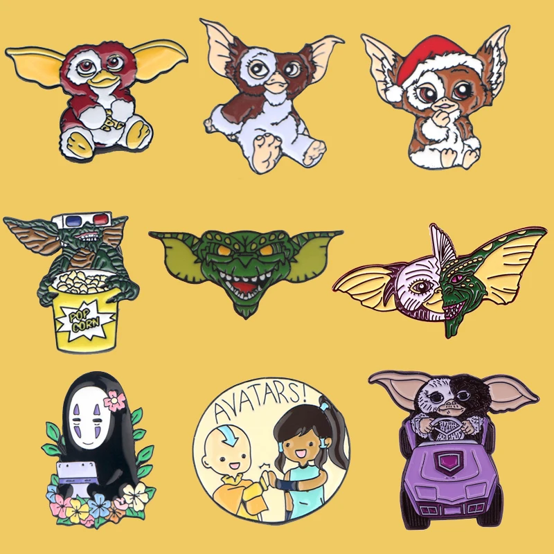 

PC986 Anime Animal Metal Enamel Pins Lapel Pin Fashion Brooches Badges Denim Clothes Bag Pins Gift For Friends