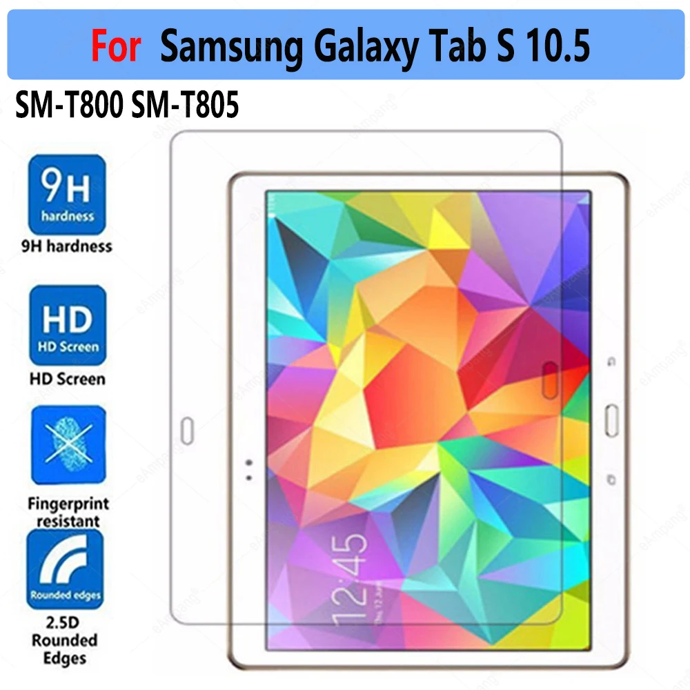 Защитная пленка из закаленного стекла для Samsung Galaxy Tab S 10 5 SM T800 T805 Screeen протектор 0 3