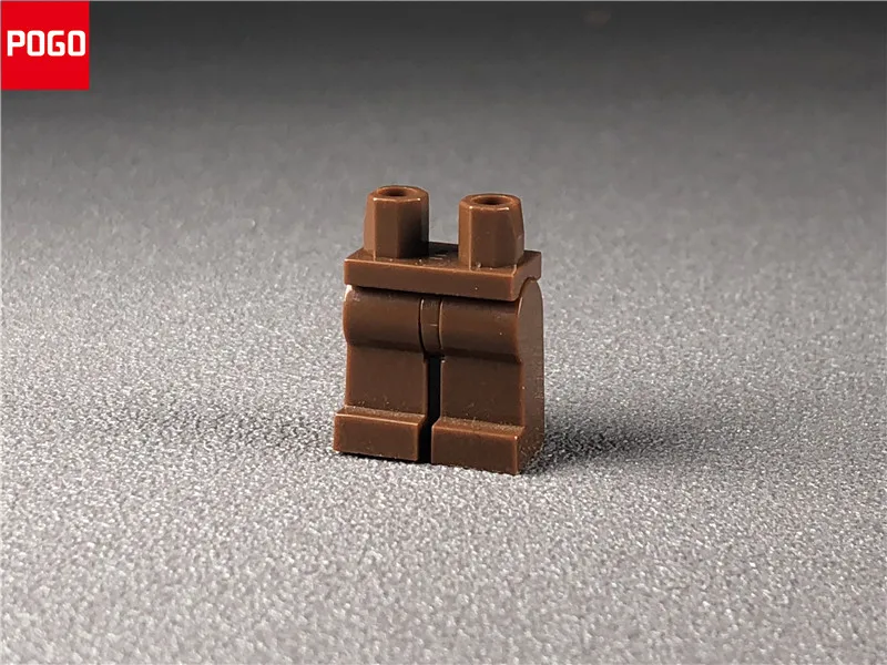 10 шт./лот кубики Moc hips модель фигурки Красочные Брюки DIY Развивающие строительные блоки мини куклы игрушки для детей Подарки - Цвет: chocolate  Trousers