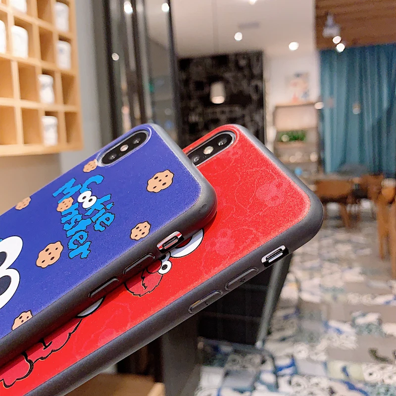 Candy Cookie для Iphone 11 Pro Max чехол Elmo задняя крышка мягкий матовый чехол| |