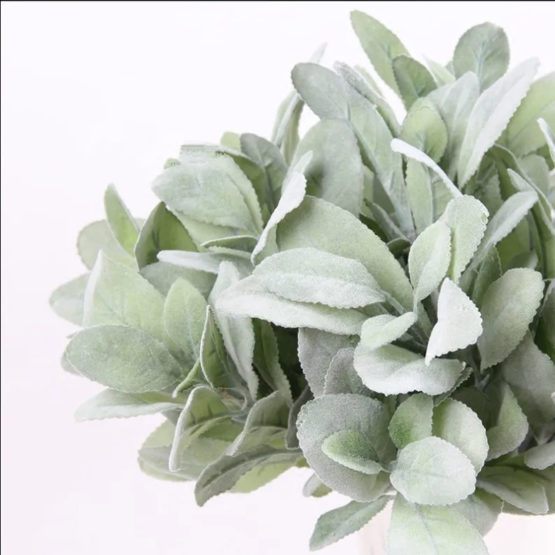 Высококачественный искусственный цветочный Рисунок с газонная трава листья