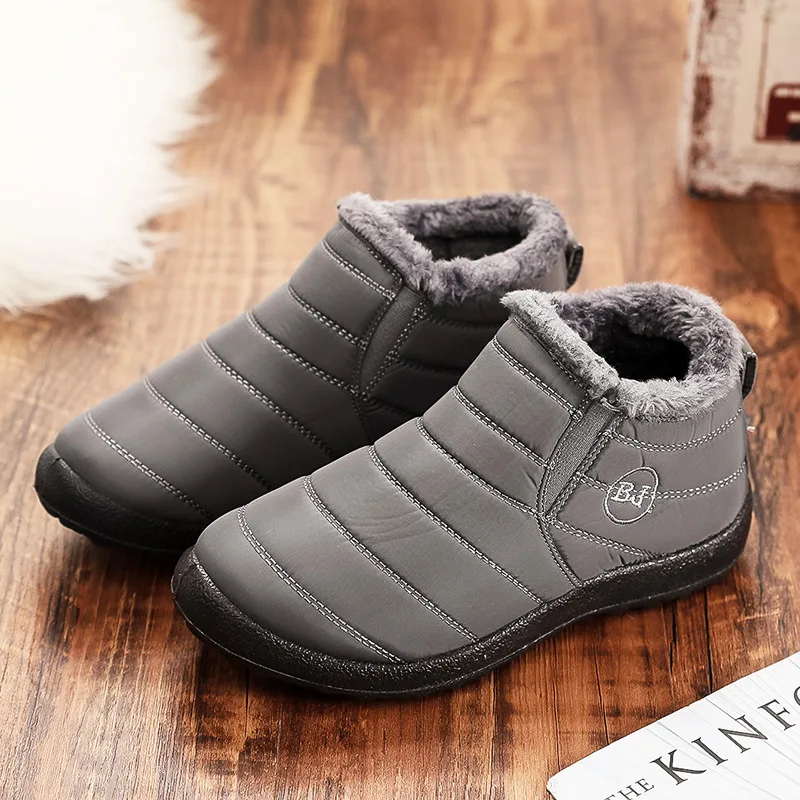 

Men Boots Lightweight Winter Shoes For Men Snow Boots Waterproof Winter Footwear Plus Size 47 Slip On Unisex Ankle Winter Boots