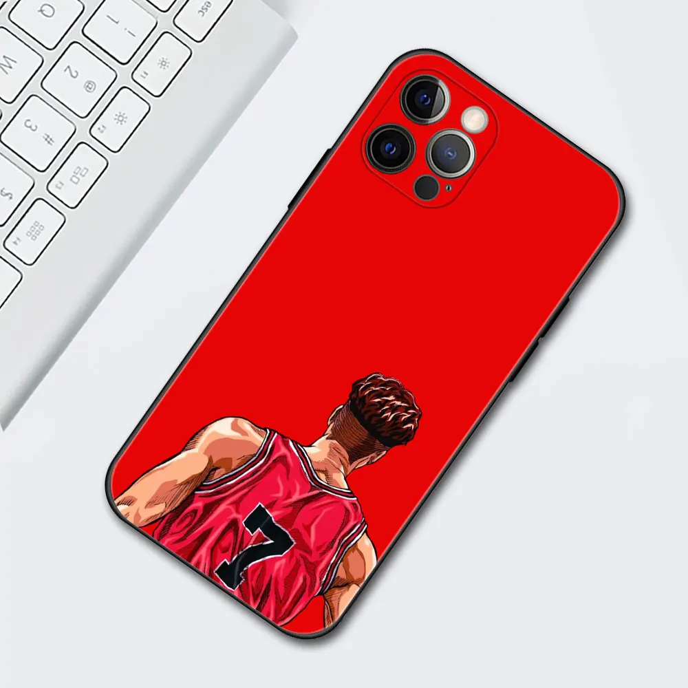 Чехол для iPhone 13 Pro 12 Mini 11 Max XR X 7 8 6 6S Plus XS 5S SE 2020 чехол телефона Slam Dunk Anime | Мобильные