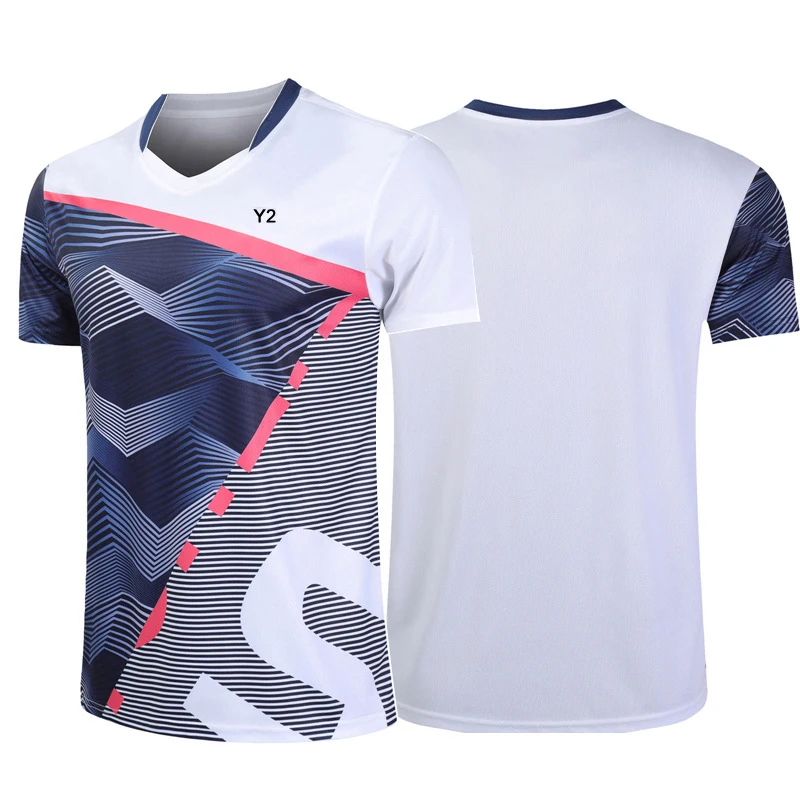 

New Women Quick Drying Breathable Lightweight Short Sleeve Table Tennis Sportswear For Men Table Tennis Child Training Suits -40
