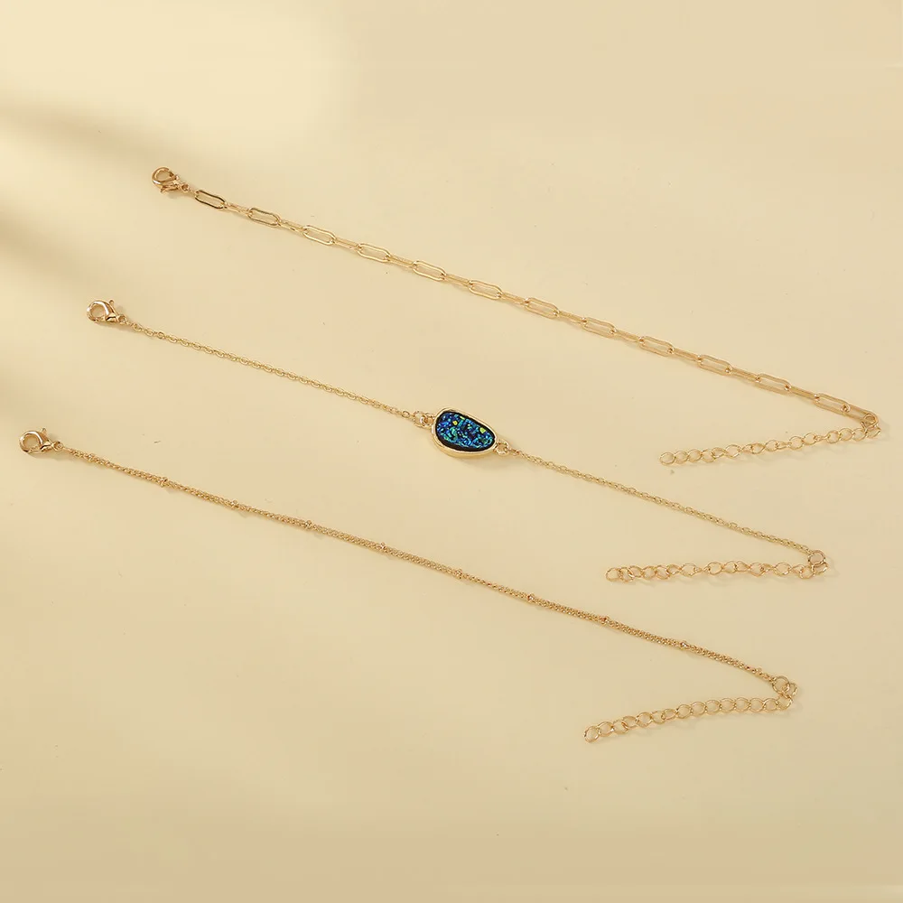 

Punk Lady Customized Individuality Exaggerated Large Chain Bangle Simple Retro Alloy Bracelet Woman Jewelry Gift