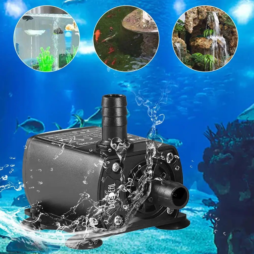 Л/ч мини водяной насос для дайвинга DC 12 В пруда аквариума фонтана Электрический