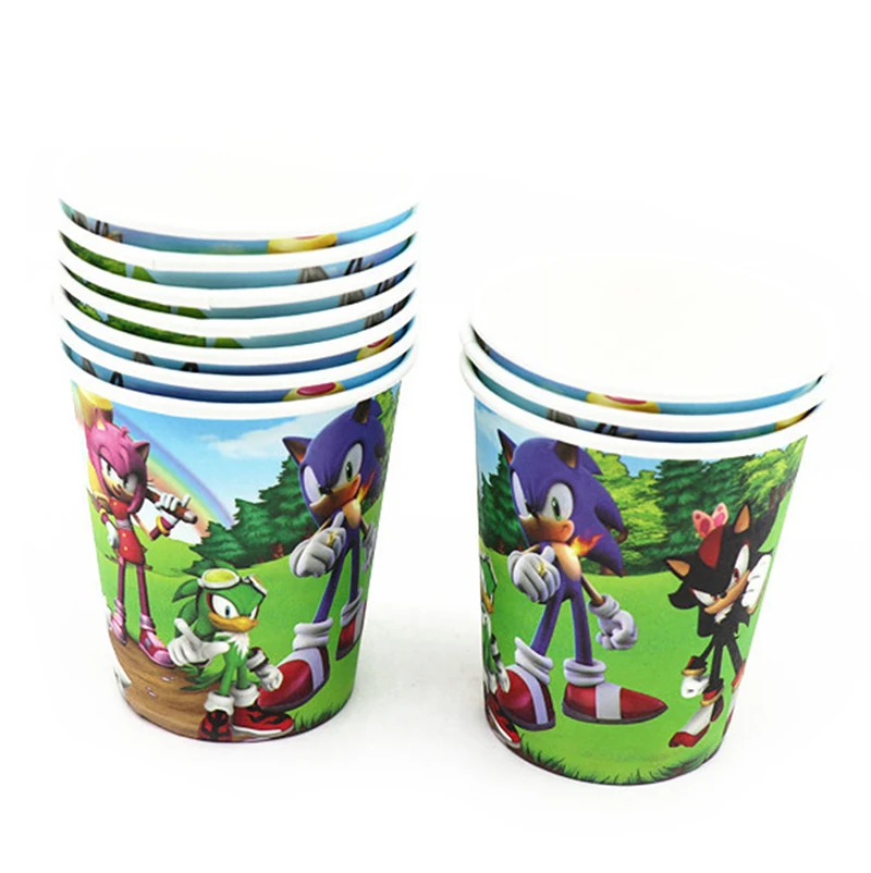 Набор одноразовой посуды для вечевечерние Мультяшные звуковые принадлежности