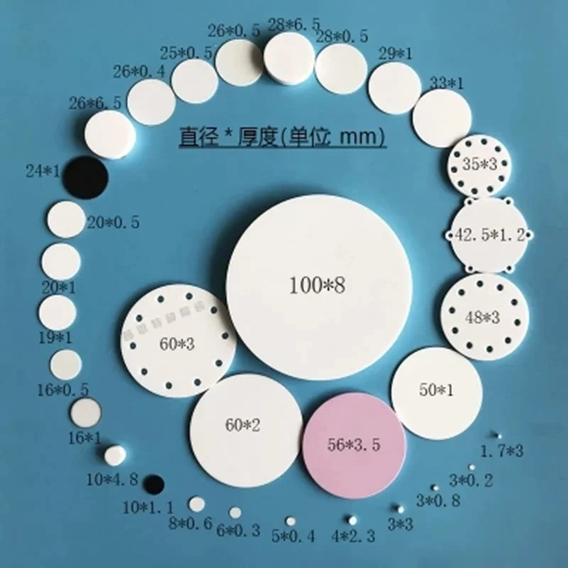 Изоляция и рассеивание тепла керамическая пластина 95% оксид алюминия устойчивая