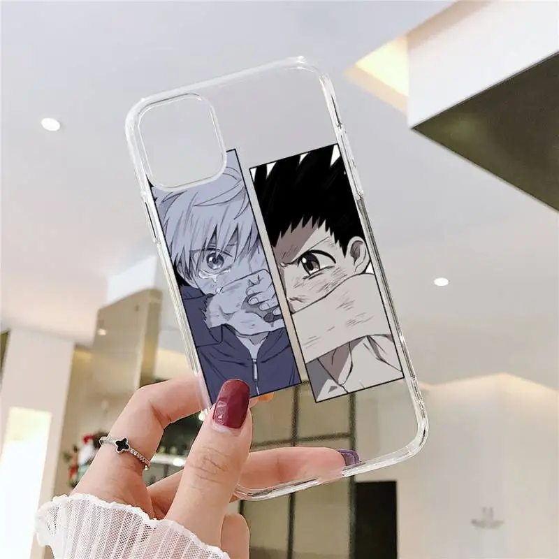 

Hunter X hunter 3 Phone Case Transparent for iPhone 11 12 mini pro XS MAX 8 7 6 6S Plus X 5S SE 2020 XR