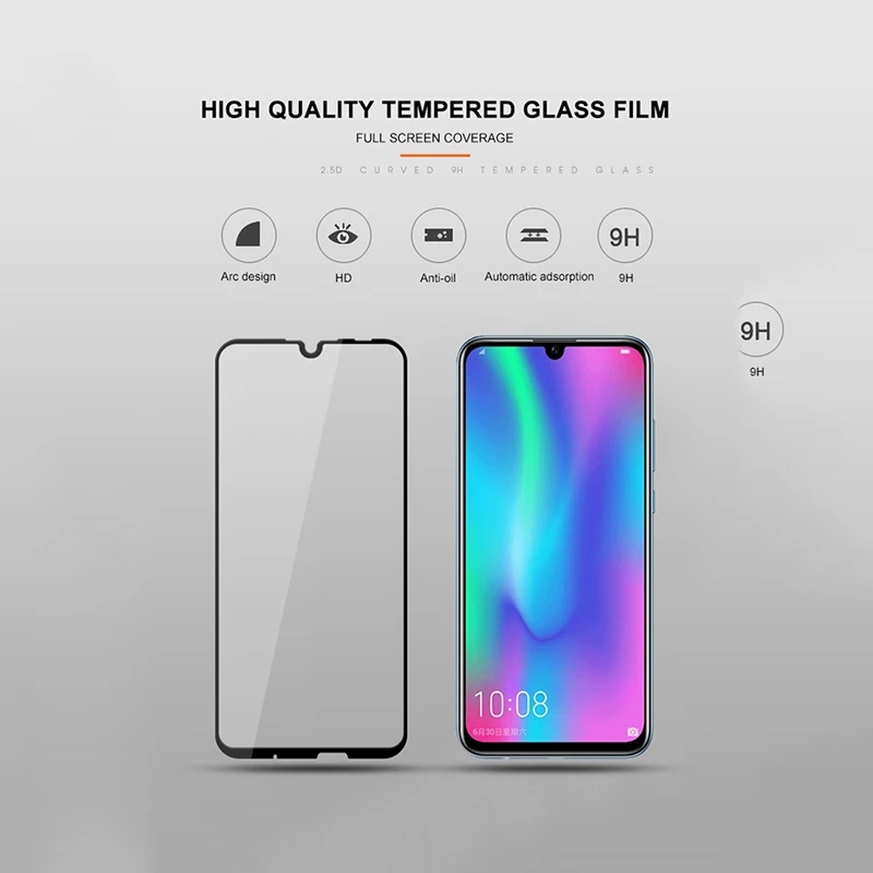 Защитное стекло для huawei hoinor 10 lite закаленное honor Защитная пленка экрана|Защитные