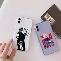 tokyo revengers phone case for iphone 13 12 11 mini x xs xr pro max 8 7 6s 6 plus transparent soft