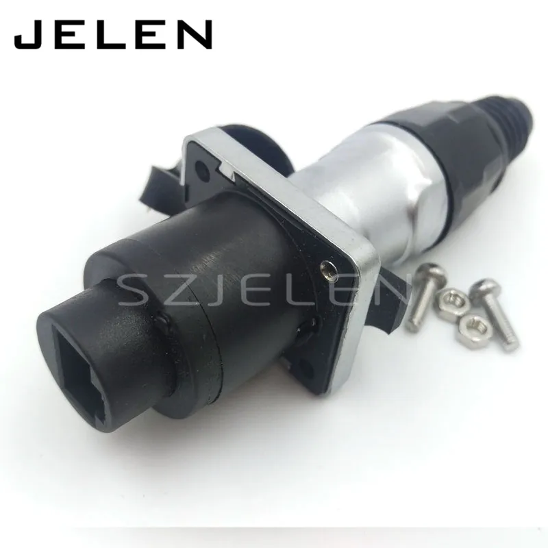 RJ45 водонепроницаемый пылезащитный Разъем мужские и женские разъемы монтажный