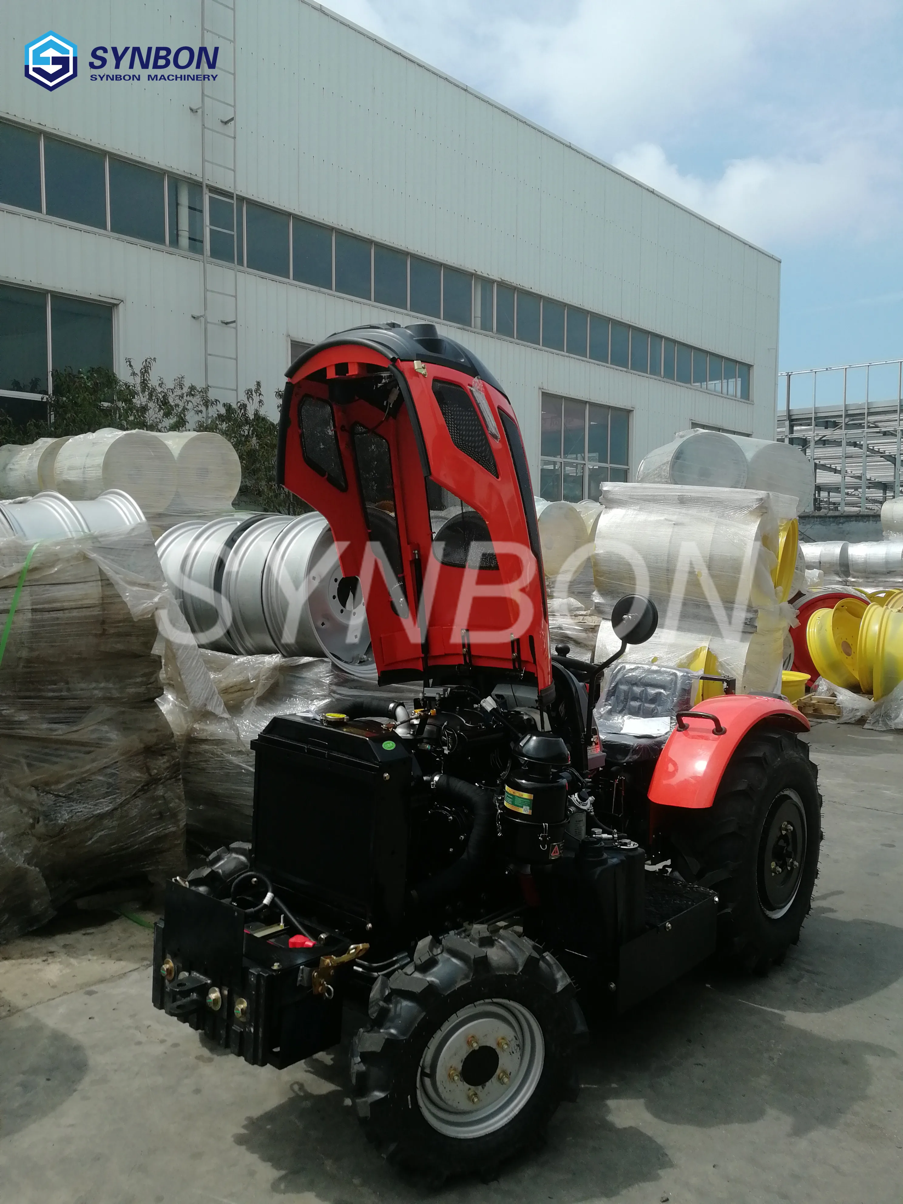 Сельскохозяйственный гидравлический трактор SYNBON для лесных массивов 4WD 50 л.с.