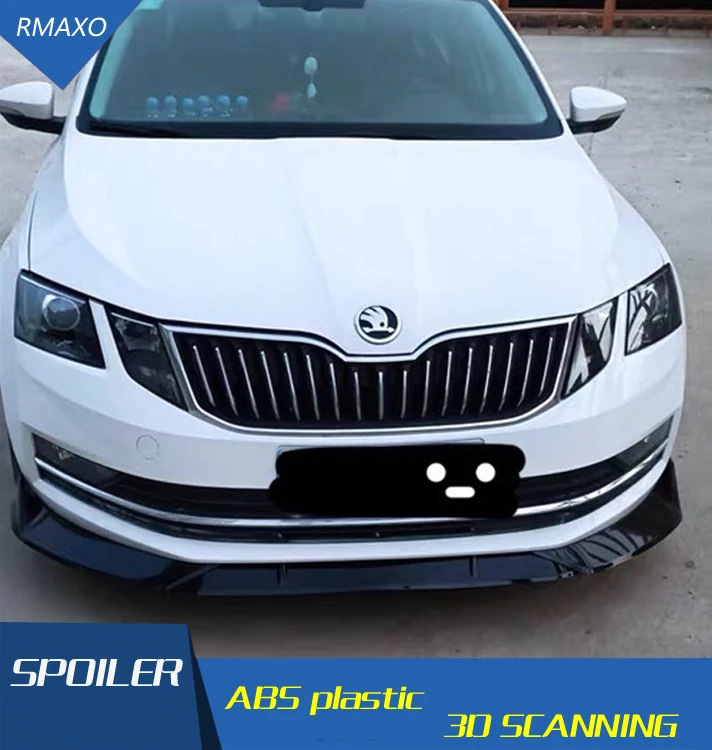 Задний спойлер для Skoda Octavia 2018 2019 задний ABS диффузор переднего бампера|Спойлеры и