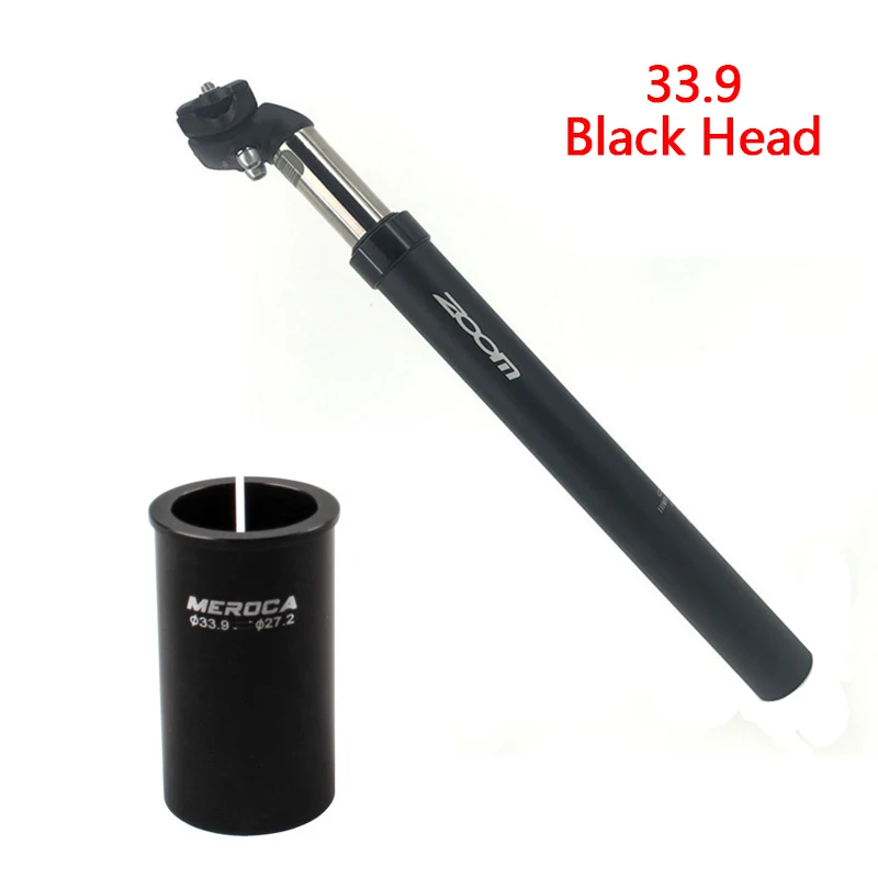 Black 33.9 Подседельный штырь для велосипеда 27,2/31,6X350 мм Подседельный штырь алюминиевый велосипедный амортизационный амортизирующий подседельный штырь - Цвет: Black 33.9