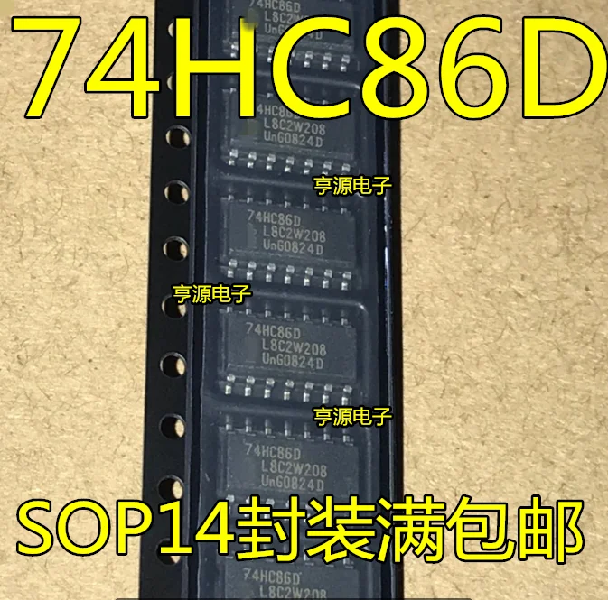 

10 шт. 74HC86D 74HC86 SOP-14 3,9 мм