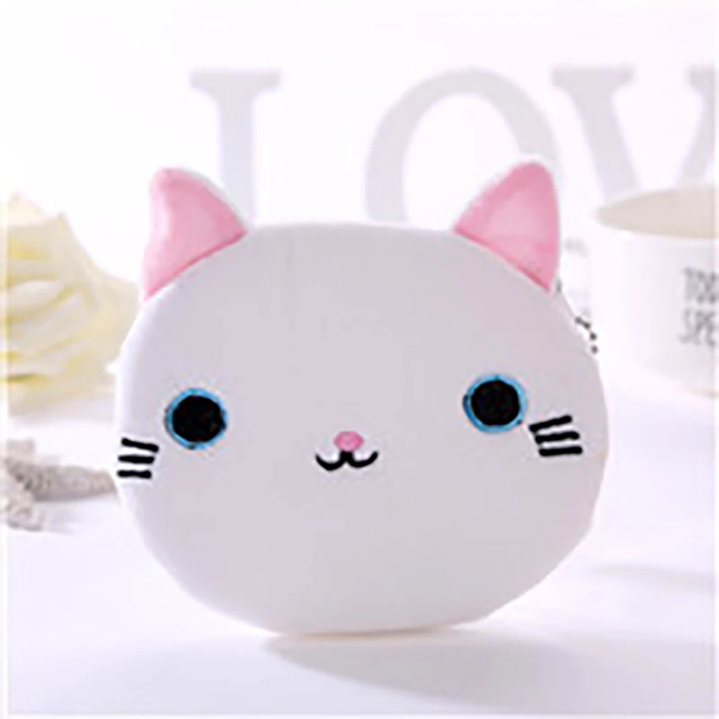 

HOT Soft Plush Cartoon Women Coin Purse Cute Animal Zipper Children Girl Coin Wallet USB Cable Headset Mini Bag Key Wallet
