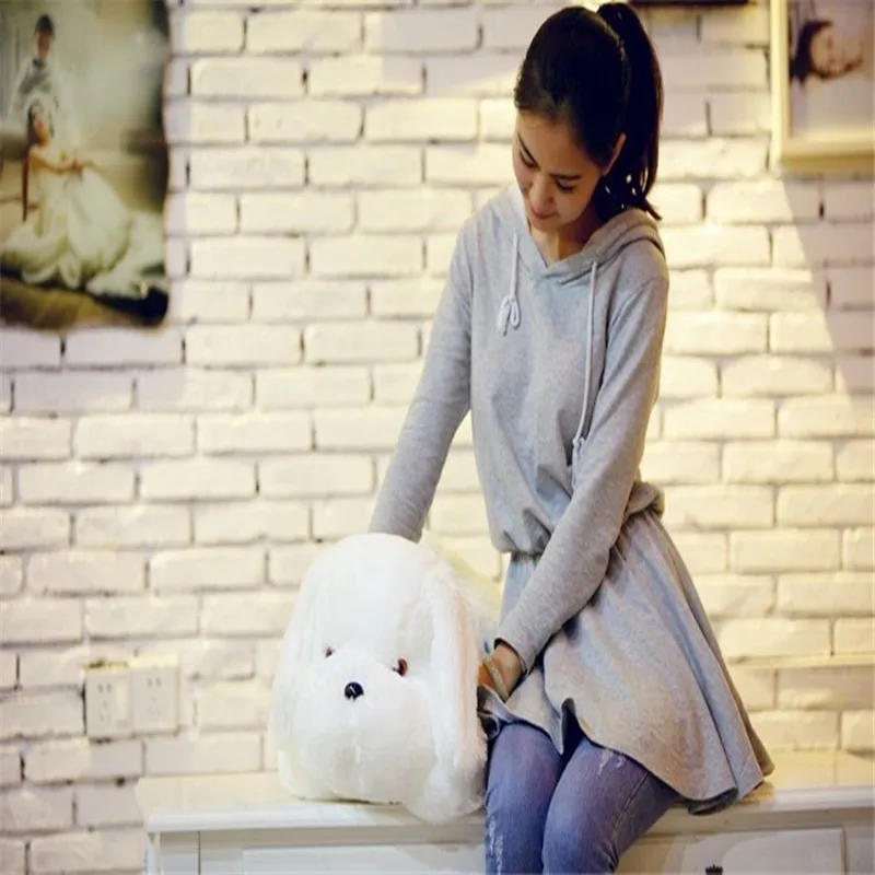 

1pc 50cm luminous dog plush doll colorful LED glowing dogs children toys for girl kidz birthday gift