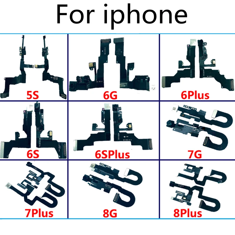 

For iPhone 5S 6G 6 6S 7 8 Plus 7G 8G Front Camera Flex Cable Module Facing Small Camer Light Proximity Sensor Replacement