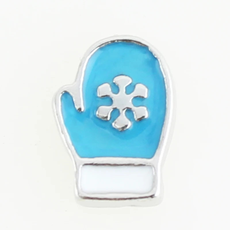 Модный плавающий кулон покрытый серебром с сердечками Красный Шарм