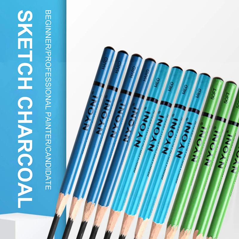 

Charcoal Pencil Sketching Pencils Art Supplies Painting Utensil Drawing Pencil Soft Medium Hard Charcoal Pencil For Art Students