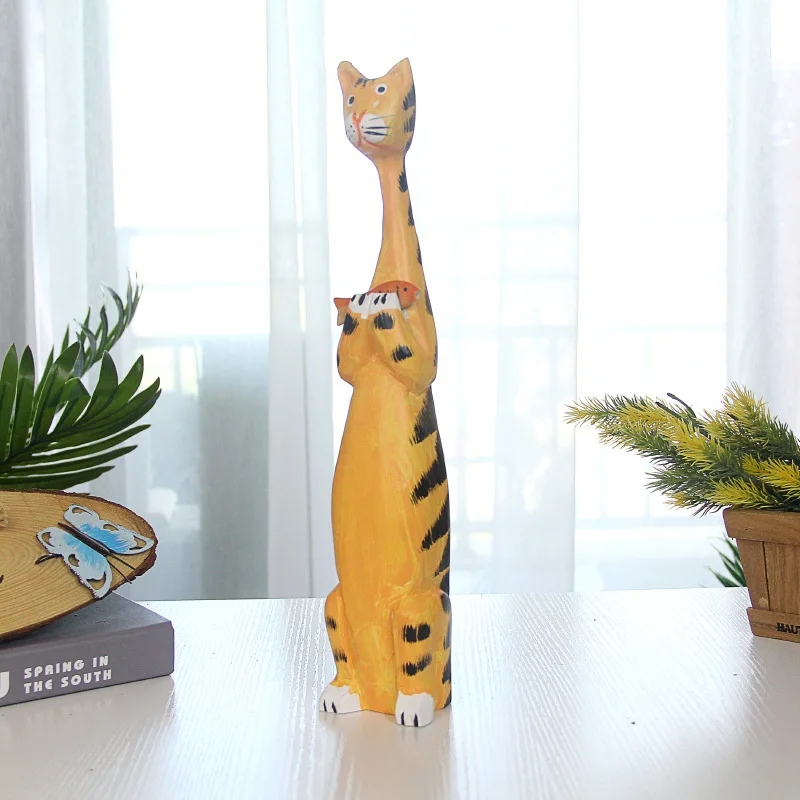 Аксессуары для украшения дома пастырской Стиль деревянный любителей &quotКошки&quot