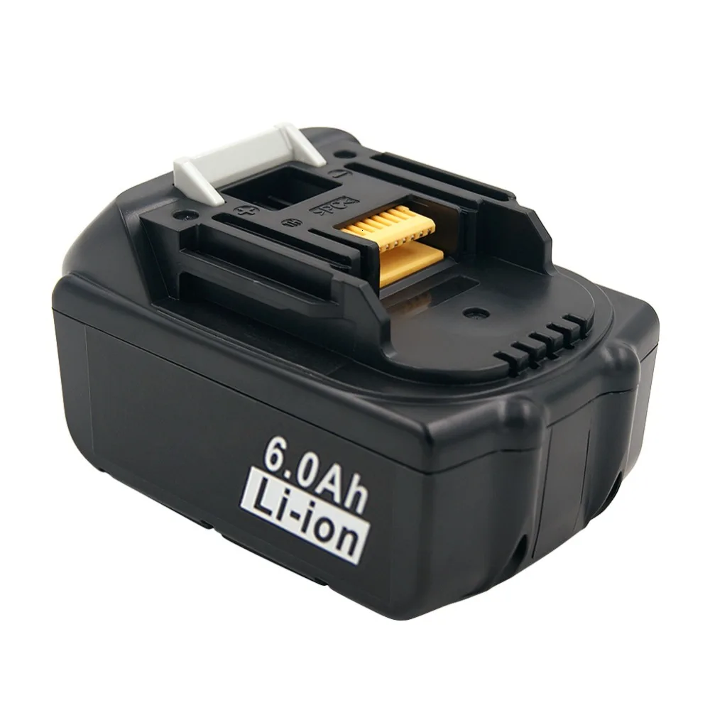 18 в 6AH 6000 мА/ч, BL1860 Перезаряжаемые Li-Ion Батарея Замена для MAKITA BL1850 BL1840 LXT400 DHP458Z Мощность инструмент