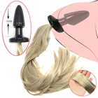 Силиконовая Анальная пробка унисекс с длинным конским хвостом, Анальная пробка для игры в светлой лошади, фетиш, ролевые игры в животных, конский хвост, секс-игрушки для взрослых