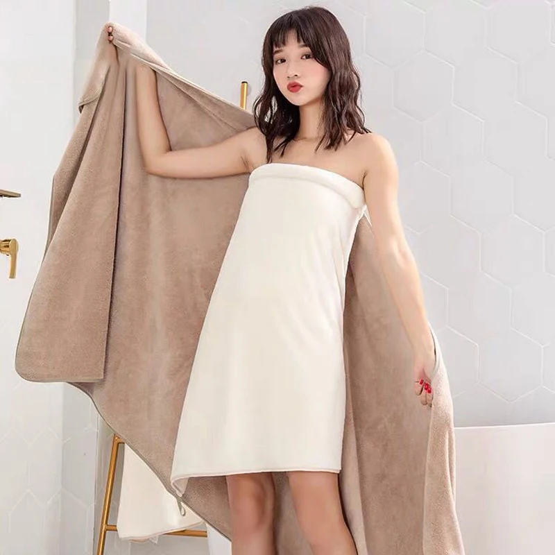 

85x145CM Bathing Towels Bath Robe Women Towels Bathroom Hotel Home Textile Absorbent Shower Towel for Adults Home Textiles