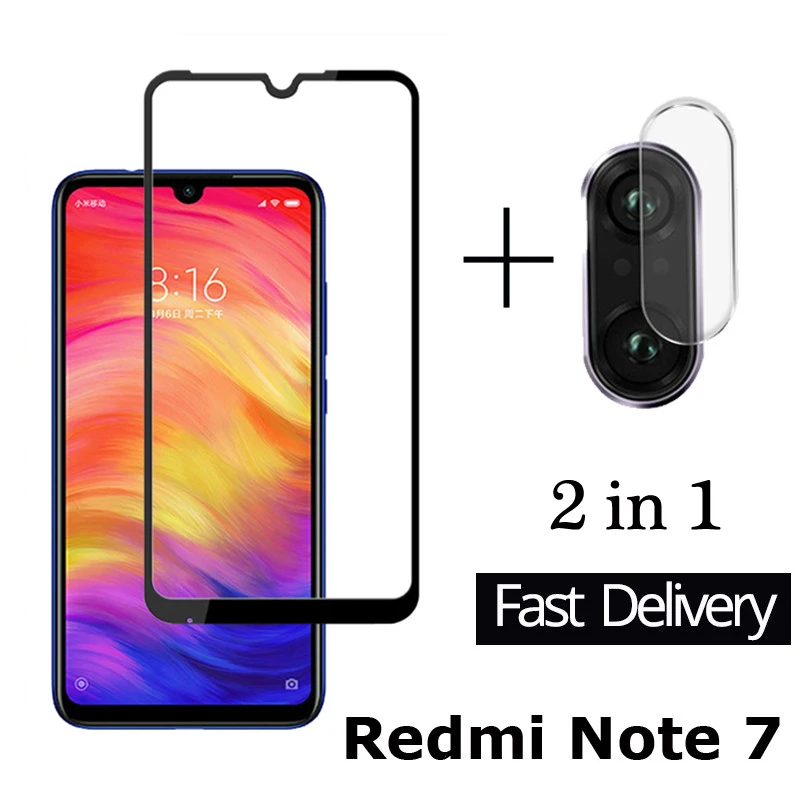 Защитное стекло для экрана и камеры Xiaomi Redmi 7 Note | Мобильные телефоны аксессуары