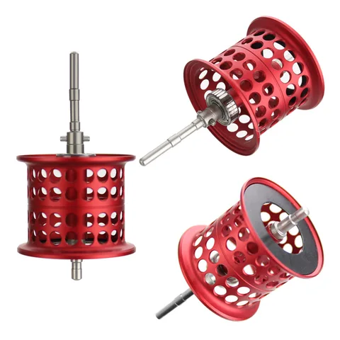 Неглубокая шпуля «сделай сам», авиационная алюминиевая легкая катушка для литья, 8,7 г, подходит для Abu BMAX3/SMAX3/PMAX3/ORRA2/DECIDER7