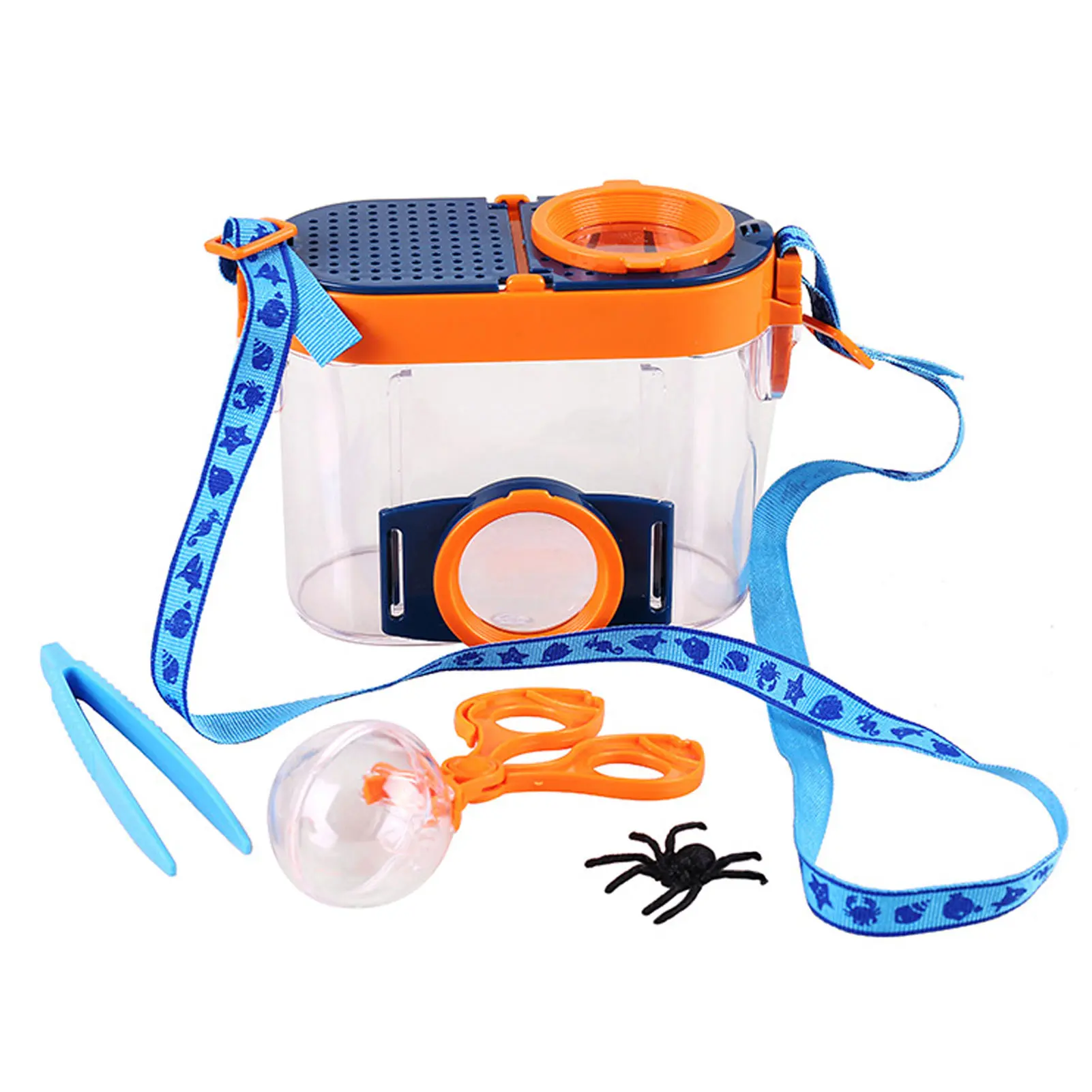 

Kids Bug Observation Insect Viewer Magnifier Box Exploration Toy With Tweezers Outdoor Adventure Sports Games Gift For Boy