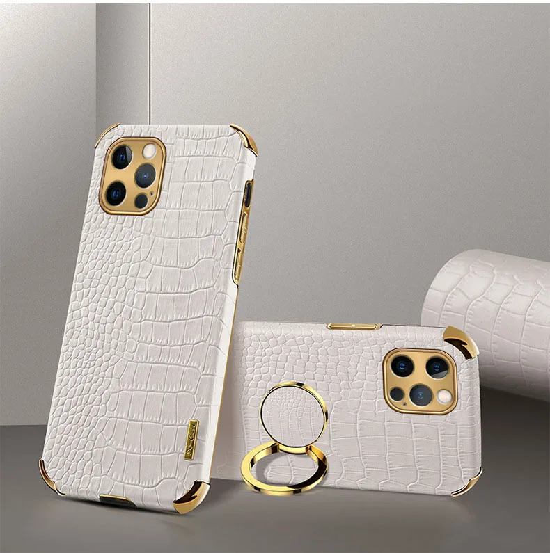 

2021 New Crocodile Pattern Electroplating for Mobile Phone Case iPhone 11 12 13 Pro Max All-inclusive Mobile Phone Case