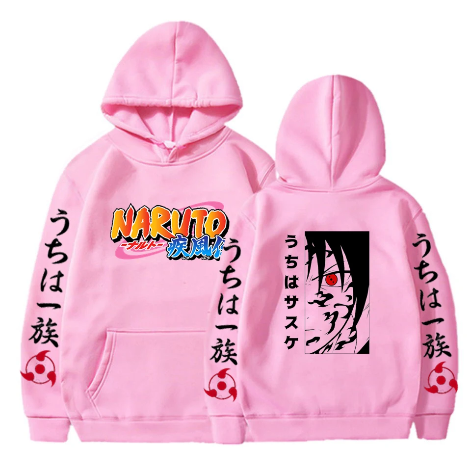 

Streetwear Sweatshirt Naruto Printing Hoodies Autumn Kids Harajuku Sportswear Children Cartoon Hooded Pullover Anime Clothes