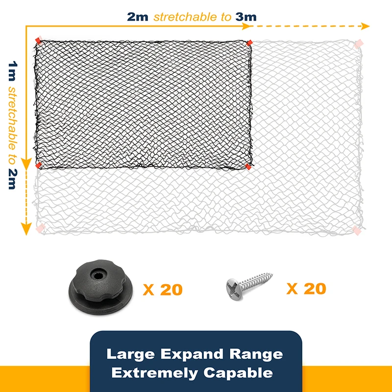 Выдвижной сетчатый черный резиновый трос для безопасного переноса внешнего
