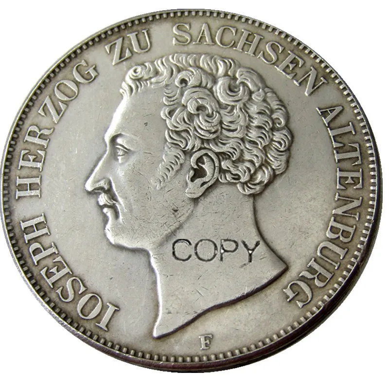 DE(05-10) немецкие штаты. Саше-альтенбург. Джозеф. 1841F/G 1843F/G 1847F/G 6 шт. AR 2 thaler Посеребренная копировальная монета