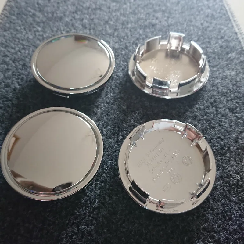 4 шт. Универсальный 65 мм хром автомобиль колесная Центральная Кепки s обод для