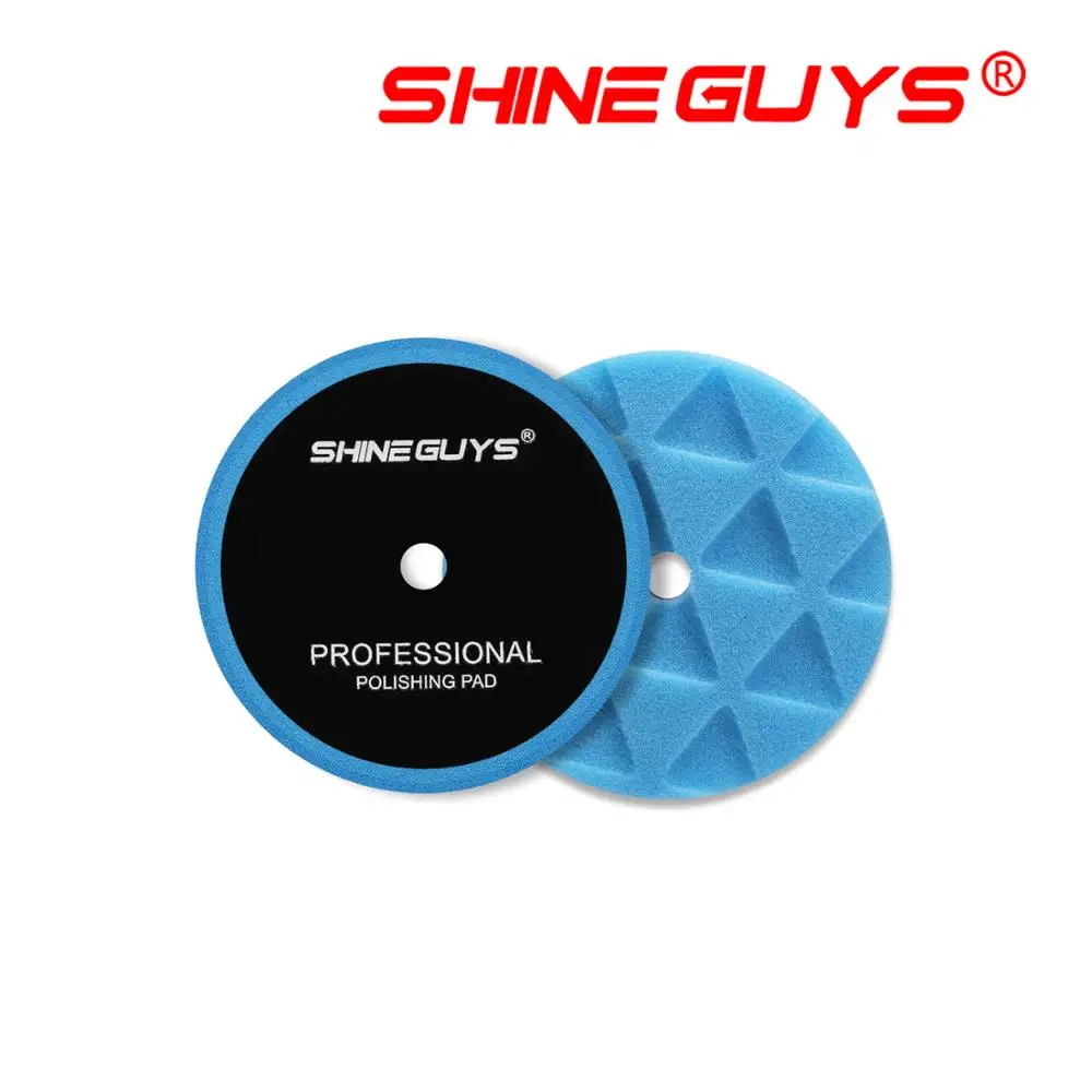 

Shine Guys 4Inch (100mm) Light/Medium/Heavy Cut Polishing Pad&Buffing Pads for 3Inch (80mm) RO/DA/GA Car Polisher