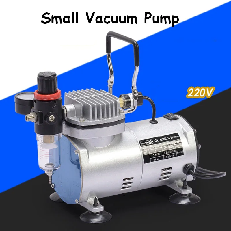 TC 20B 220 В 23 25 л/мин 1/5Hp маленький воздушный компрессор вакуумный насос герметичный