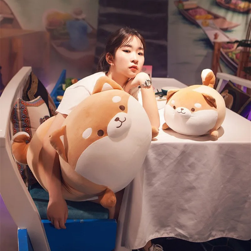 

Женская плюшевая подушка в форме собаки Шиба-ину, 35/50/70 см