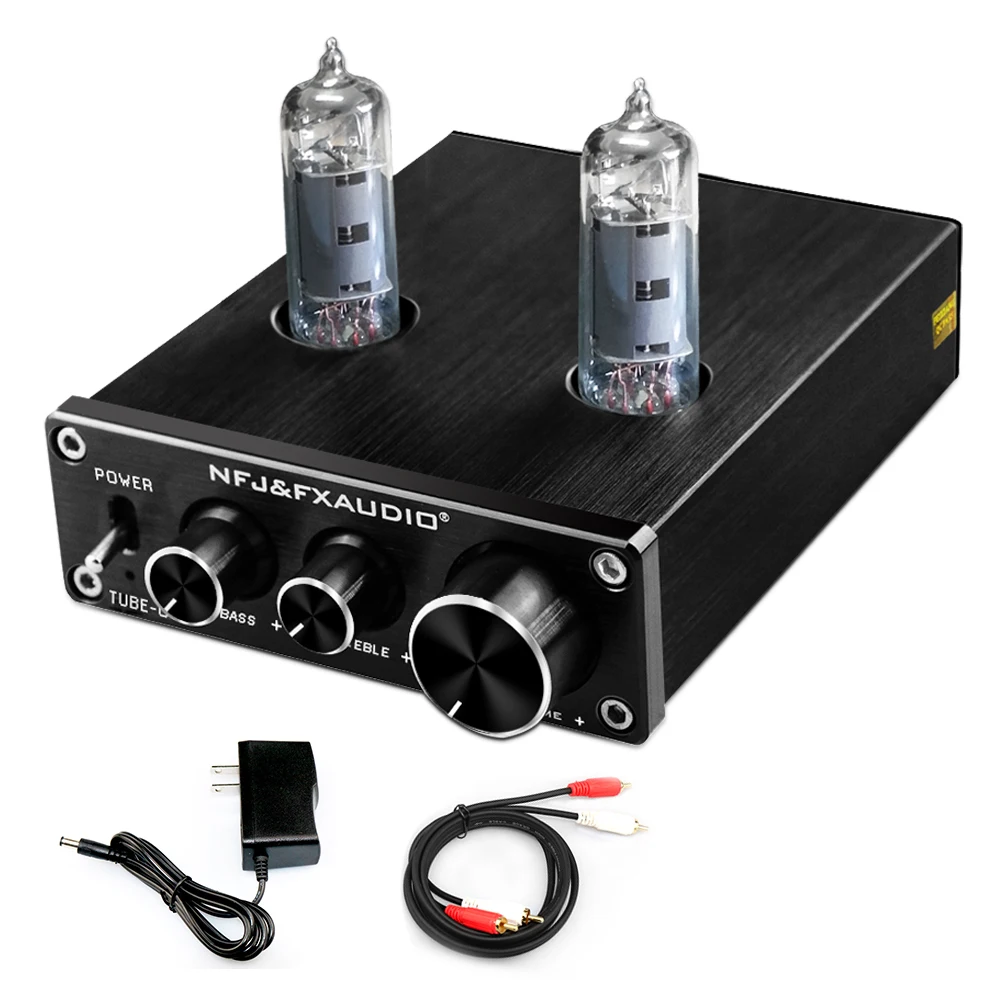 FX AUDIO TUBE 03 трубчатый предусилитель 6K4 Hi Fi с басами и управлением высокими