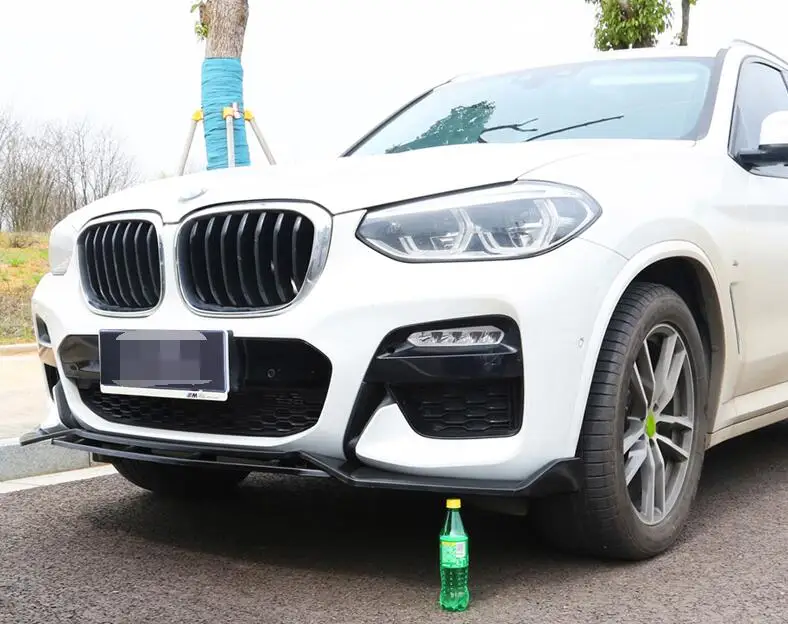 

For BMW X3 Body kit spoiler 2018-2020 For BMW X3 X4 G02 G01 4D ABS Rear lip rear spoiler front Bumper Diffuser Bumpers Protector