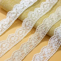 10yardslot 5cm wide diy hand sewing materials accessories lace trim cotton embroidery dress craft