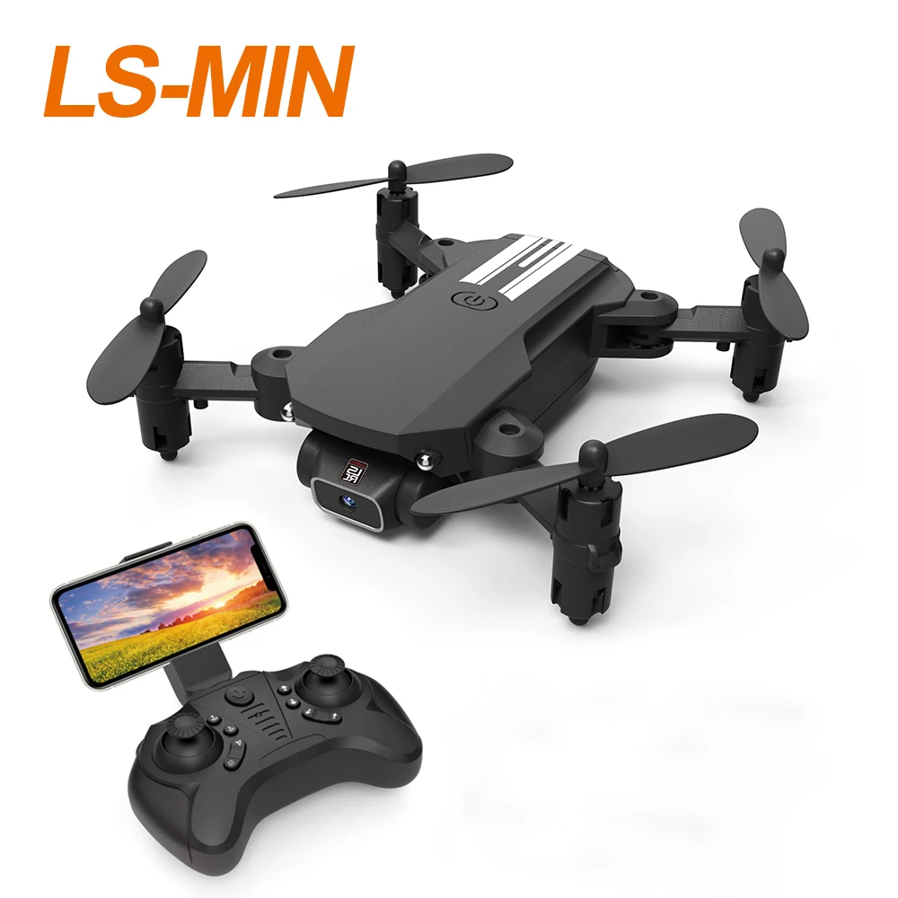 LS-MIN Радиоуправляемый Дрон FPV 4k HD Пульт дистанционного управления квадрокоптер