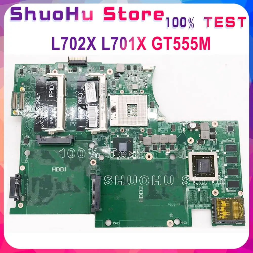 

KEFU DAGM7MB1AE1 DAGM7MB1AE0 motherboar For dell L702X L701X Laptop Motherboard GT555M 1GB HM67 Tested 100% work