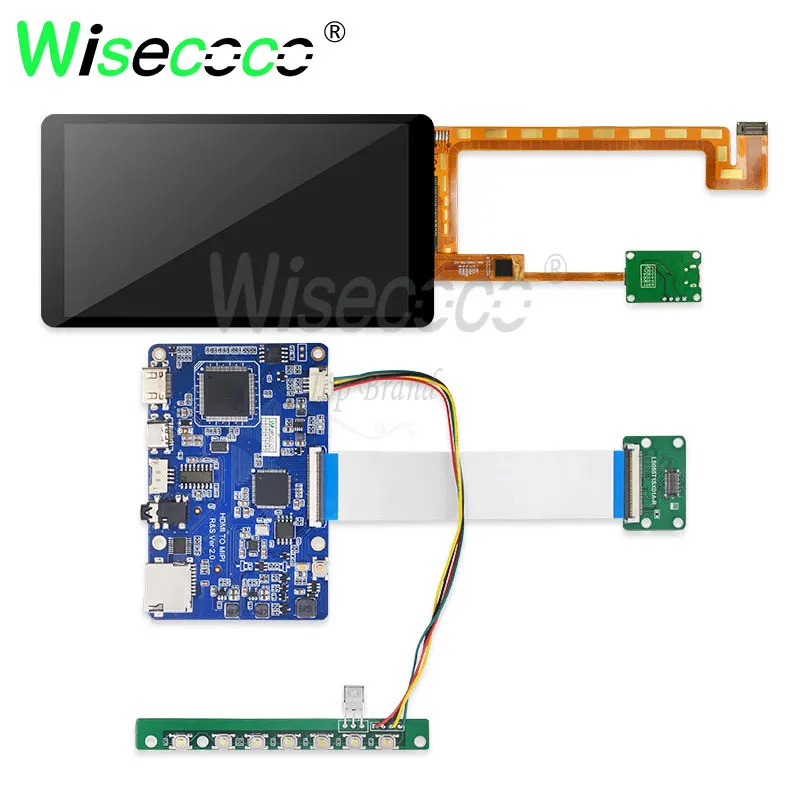 Для raspberry pi 5 дюймов 1080p ips сенсорная панель с платой контроллера HDMI типа c