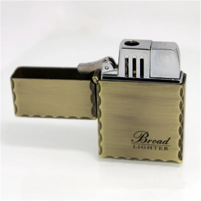 

Windproof Butane Gas Lighter Metal Turbine Torch Grinding Wheel Inflatable Lighter Cigarette Accessories Men and Women Gifts