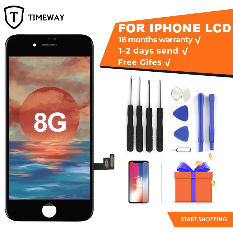 ЖК дисплей для iphone 8 класса AAA TM OEM сенсорный экран с 3D сенсором в сборе