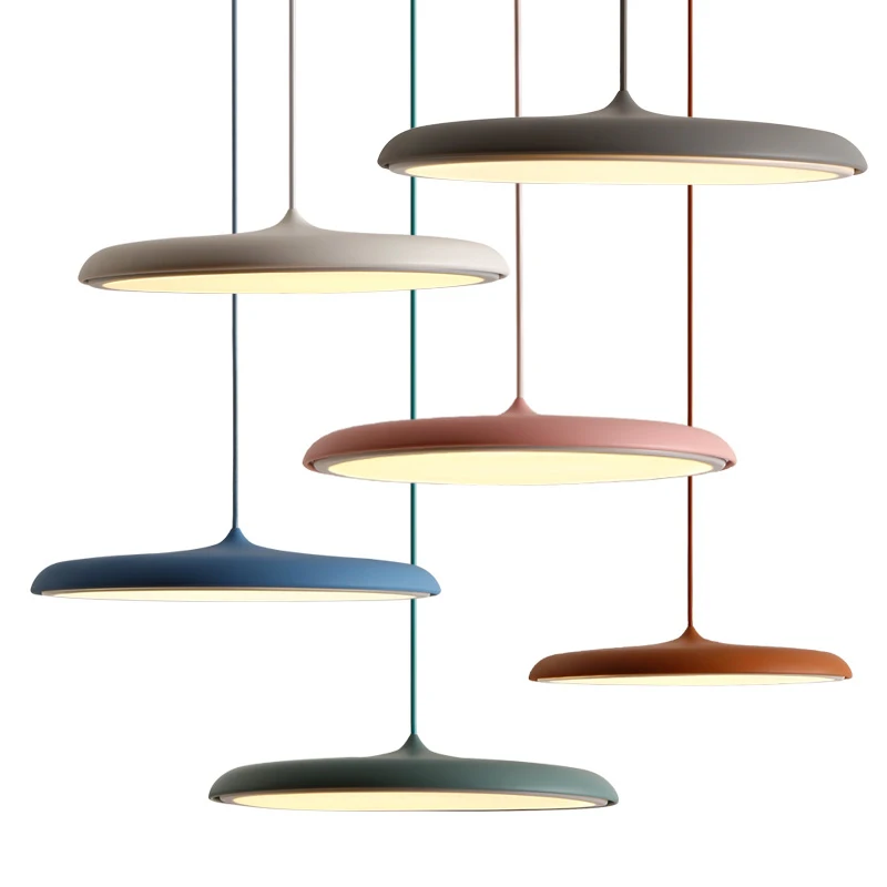 Современный художественный дизайн светодиодный подвесной светильник круглая